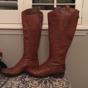Sam Edelman Knee Length Leather Boots Size 7.5